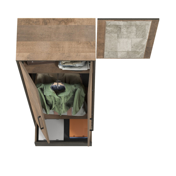 Прихожие, Шкаф для одежды Трувор с зеркалом