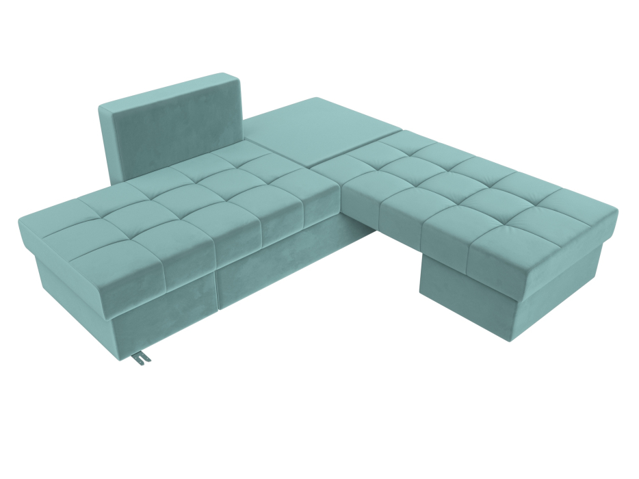 Диваны еврокнижки, Диван трансформер Сплит, велюр