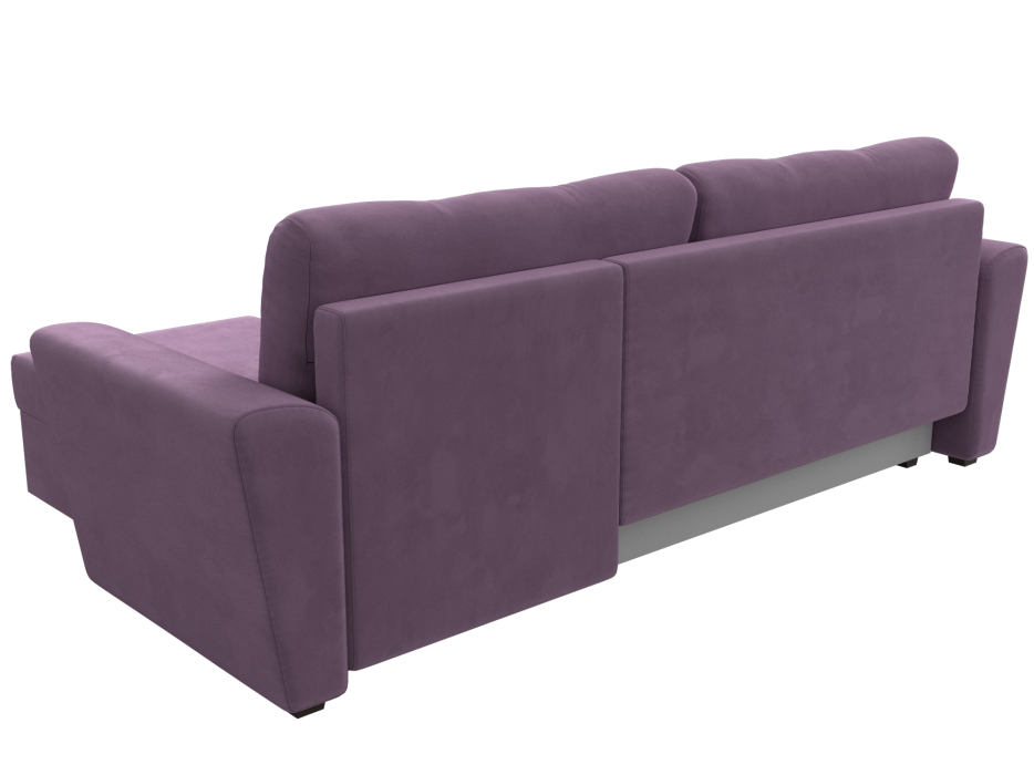 Диваны угловые в гостиную, Угловой диван Амстердам Лайт правый угол, микровельвет