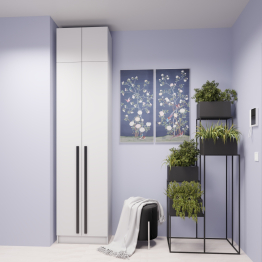 Прихожая Бостон со шкафом и антресолью