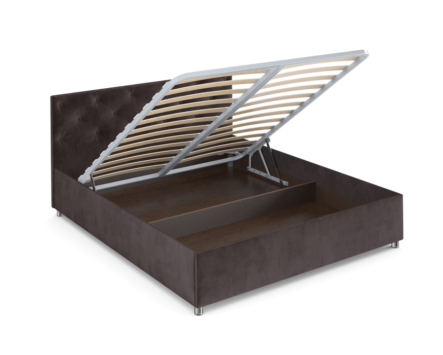 Кровати с мягким изголовьем, Кровать Классик 140 см (Бархат)