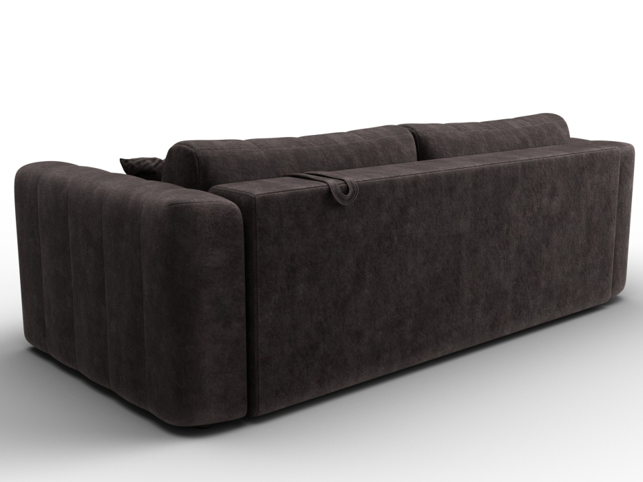 Диваны с ящиком для белья, Диван прямой Лига-062 НПБ, Велюр BRUT