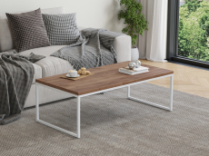 Журнальные столики, Столик журнальный Айсберг Лофт 03 Белый