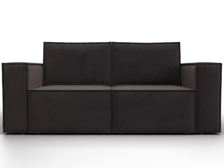Диваны кровати со спальным местом, Диван прямой Куба мини, велюр
