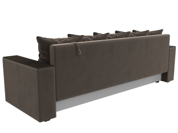 Диван прямой Дубай Лайт полки слева, велюр