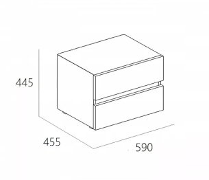 Тумба Ester Велюр