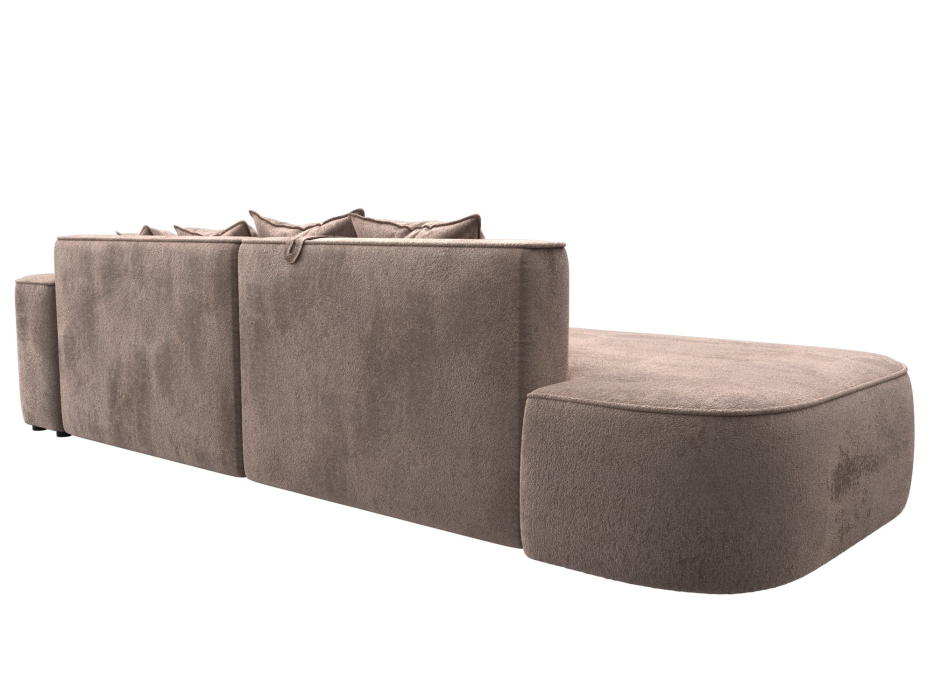 Диваны угловые в гостиную, Диван угловой Лига-065 угол правый, велюр TOWER