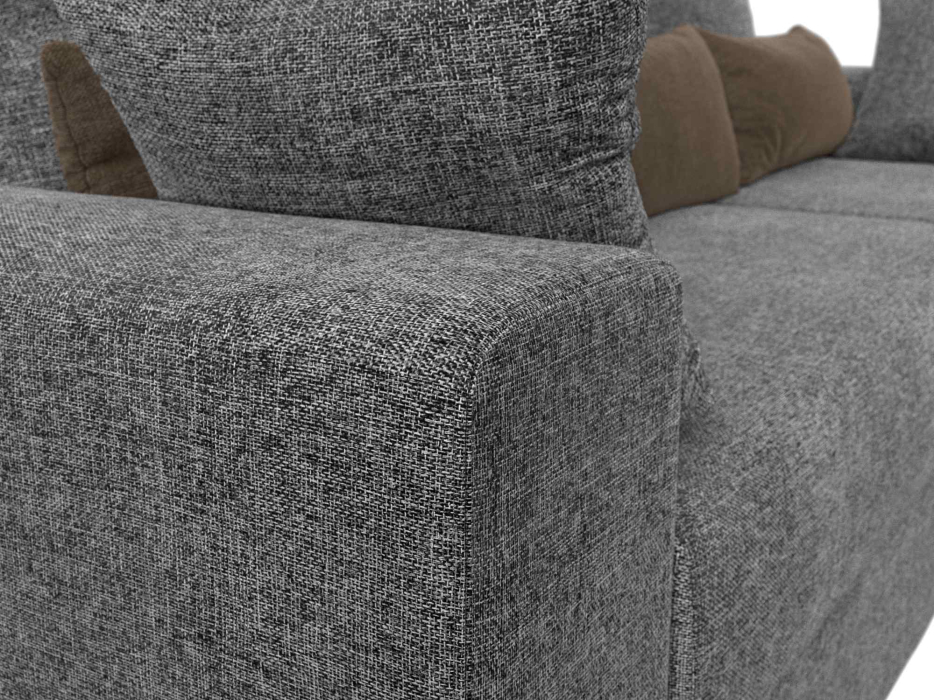 Диваны угловые в гостиную, Угловой диван Майами правый угол, рогожка