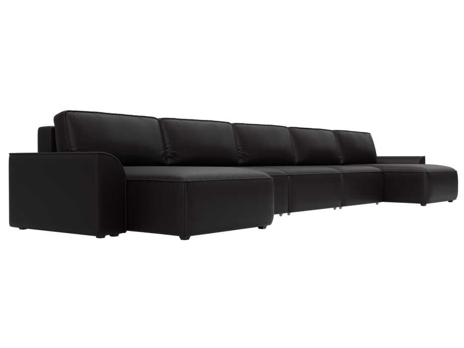 Диваны еврокнижки, Диван П-образный Лига-048 НПБ МегаЛонг, экокожа GRIFON