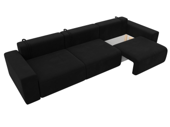 Диван прямой Лига-036 Классик Лонг, микровельвет