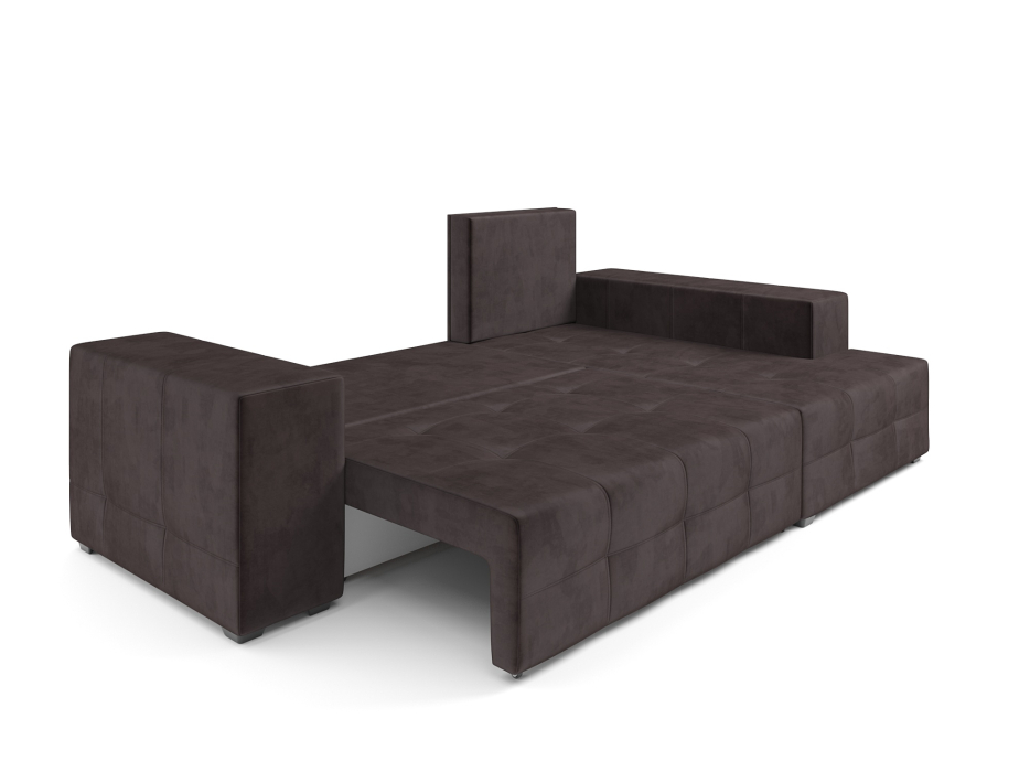 Диваны угловые в гостиную, Диван угловой Монреаль Правый угол (Бархат)