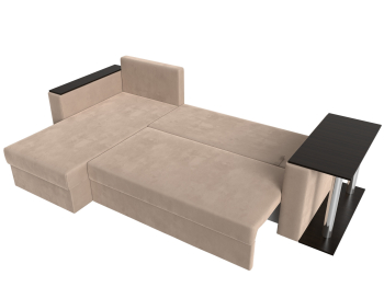 Угловой диван Атланта левый угол, велюр