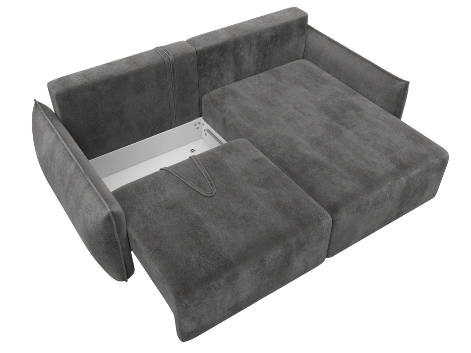 Диваны угловые в гостиную, Диван угловой Лига-051 НПБ угол универсальный, велюр TOWER