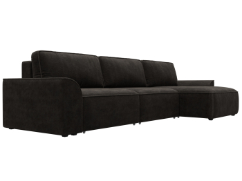 Диван угловой Лига-048 НПБ лонг, велюр BRUT