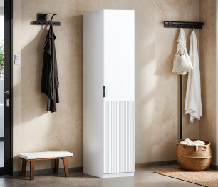 Шкаф однодверный Макс 500 мм, вариант №5 (ЛДСП/МДФ)