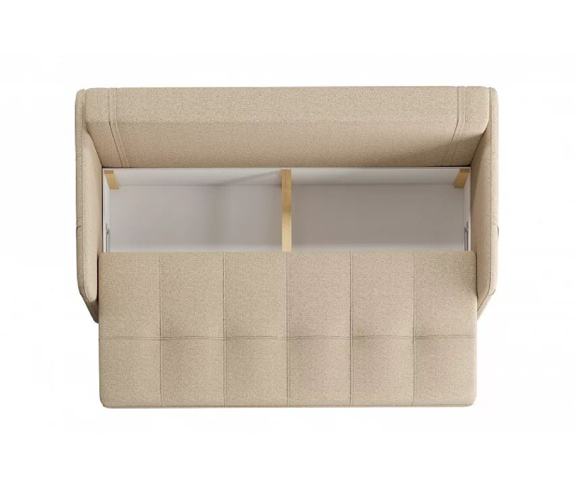 Диваны с ящиком для белья, Диван-кровать прямой Smart 1 Рогожка