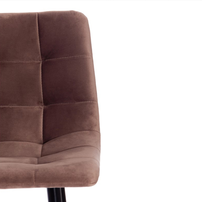 Стулья, Стул полубарный Chilly, коричневый бархат