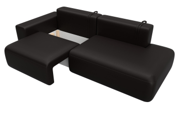 Диван прямой Лига-036 НПБ Модерн подлокотник слева, экокожа GRIFON