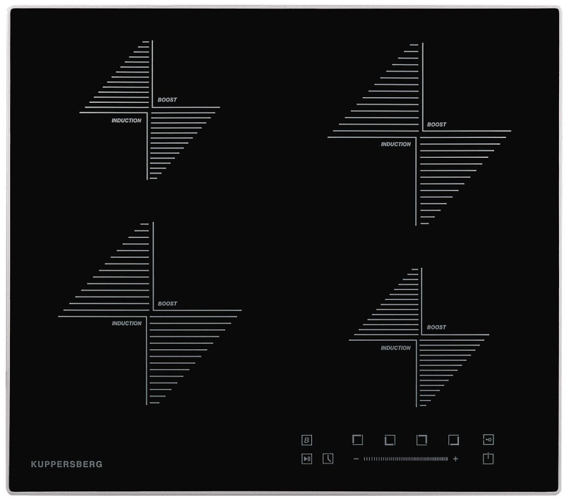 Встраиваемые варочные панели, Встраиваемая индукционная варочная поверхность Kuppersberg ICS 608