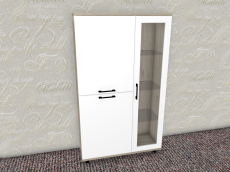 Шкафы распашные, Модульная система Грейс Шкаф ШК-5082  Гикори Джексон Светлый