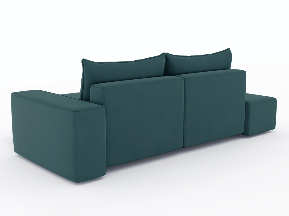 Диваны угловые в гостиную, Диван-кровать угловой Кензо еврокнижка, велюр