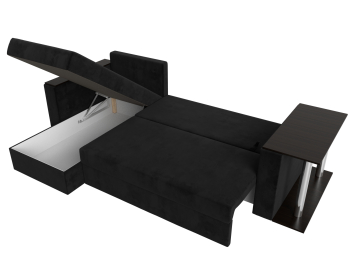 Угловой диван Атланта левый угол, велюр