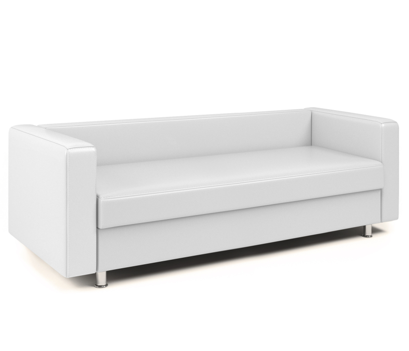 Диваны прямые кухонные, Диван офисный 3-х местный БИТ, иск. кожа