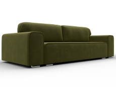 Диваны с ящиком для белья, Прямой диван Лига-029, микровельвет