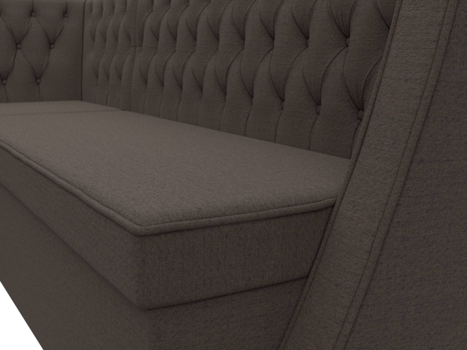 Кухонные уголки, Диван кухонный угловой Лофт левый угол, рогожка Амур