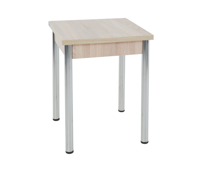 Обеденные столы, Стол обеденный раскладной 80 хром