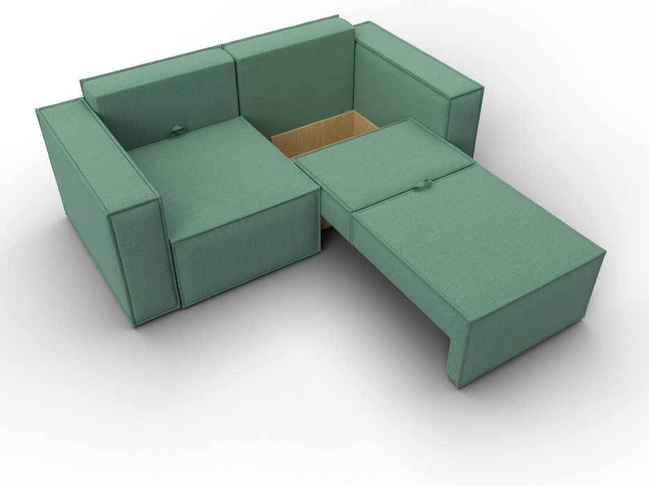 Диваны кровати со спальным местом, Диван прямой Куба мини, рогожка Амур