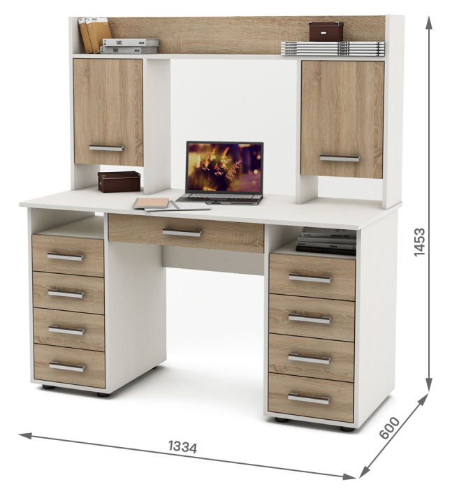 Прямые, Письменный стол Остин-14Я