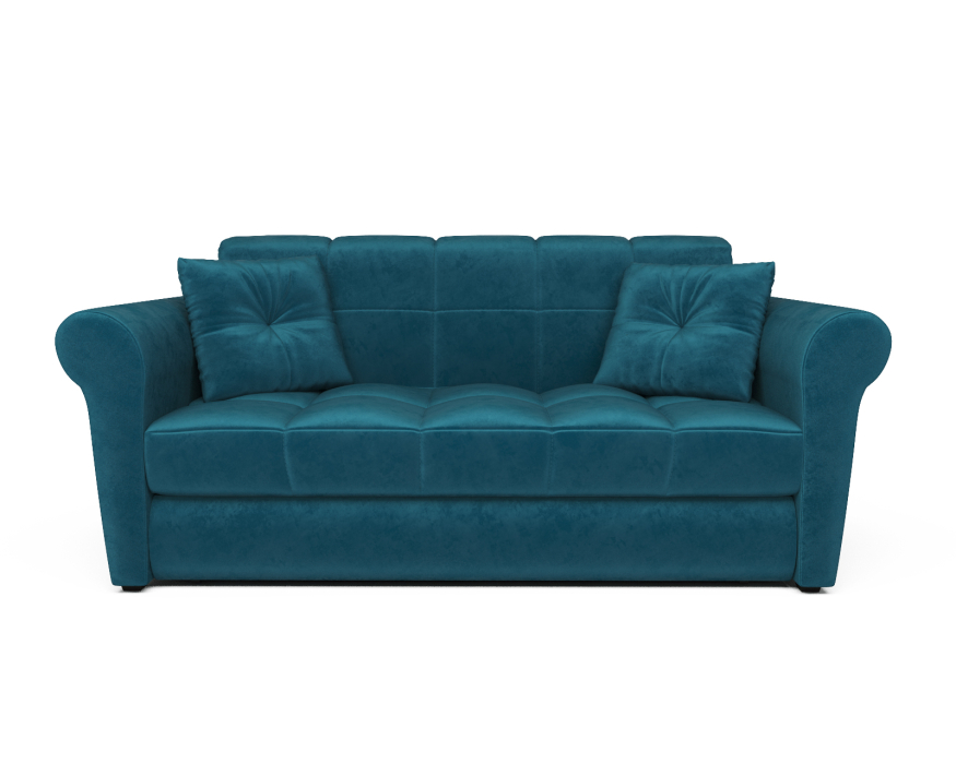 Диваны с ящиком для белья, Диван аккордеон Гранд ППУ 155х200 Бархат