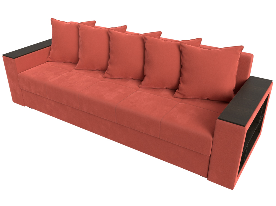 Диваны кровати со спальным местом, Диван прямой Дубай Лайт, микровельвет