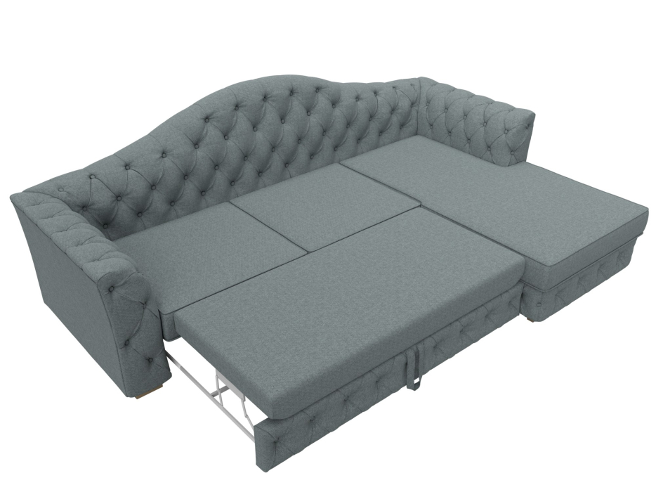 Диваны угловые в гостиную, Диван угловой Артис правый угол, рогожка Амур