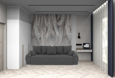 Диван-кровать еврокнижка, Нордвикс, велюр