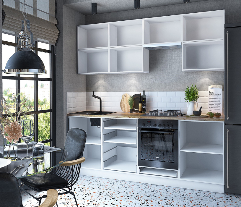 Кухонные гарнитуры, Кухонный гарнитур Калипсо 2,4 м