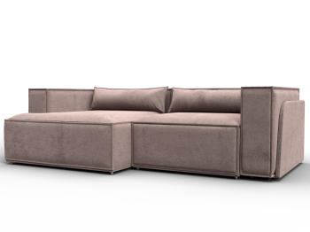 Диван угловой Лига-061 угол левый, велюр TOWER