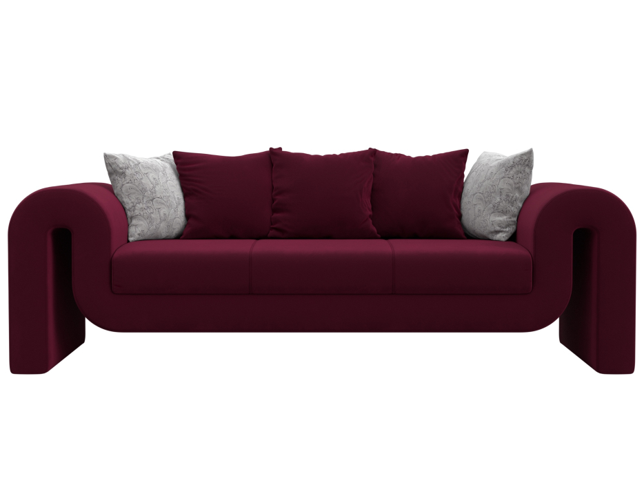 Диваны прямые кухонные, Диван прямой Волна, микровельвет