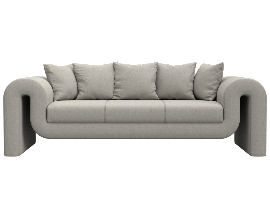 Диваны прямые кухонные, Диван прямой Волна, рогожка Амур