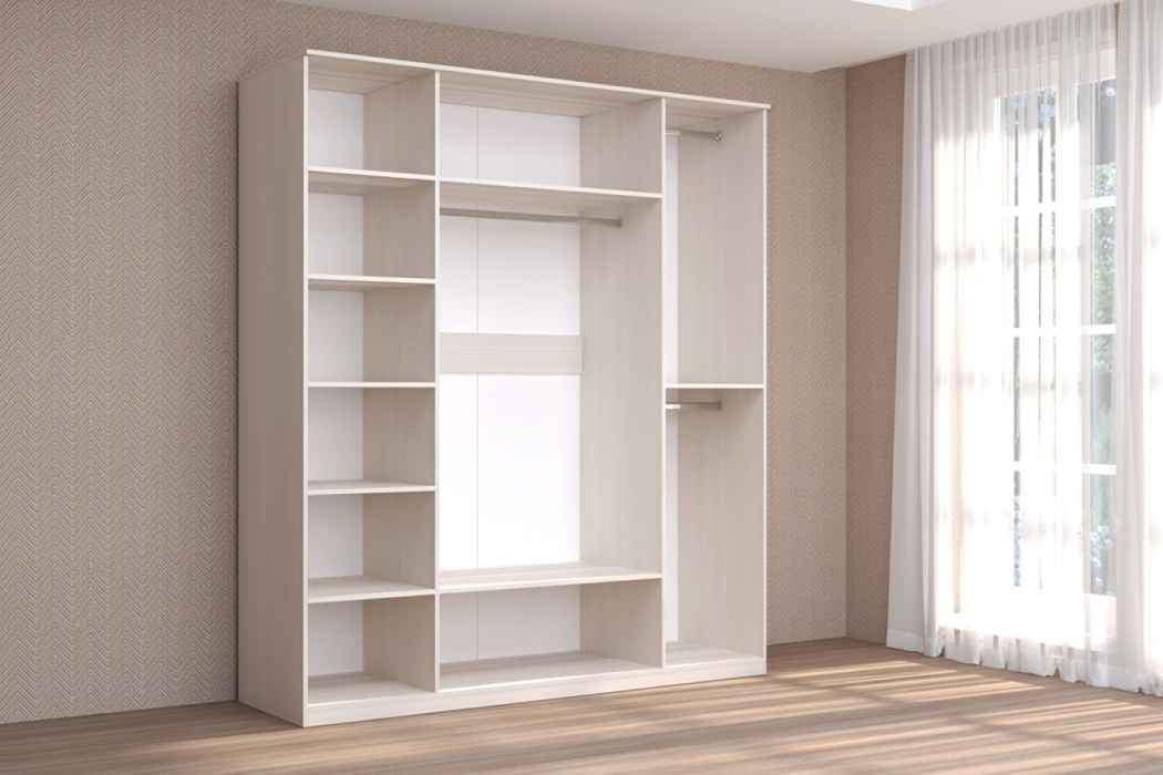 Спальня, Шкаф 4х створчатый с зеркалом КЭТ-4