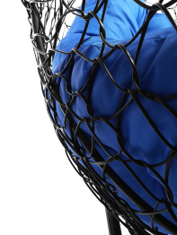 Подвесное кресло ДЛЯ ДВОИХ с ротангом чёрное