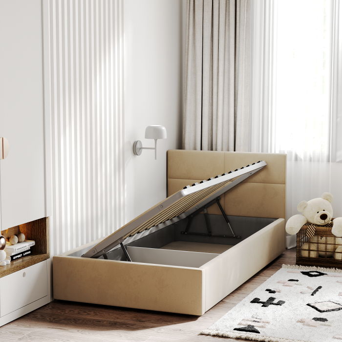 Кровати с мягким изголовьем, Кровать полутороспальная Меркурий-5 120*200