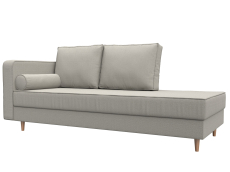 Кушетка диван, Кушетка Прайм левая, рогожка Амур