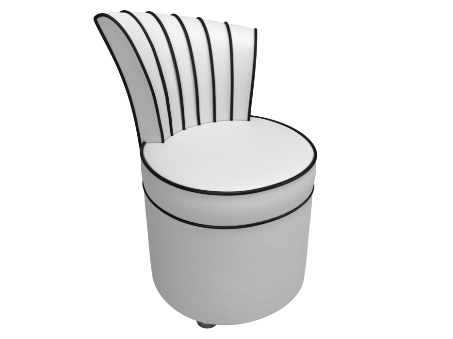 Пуфы дизайнерские, Пуф Ирис экокожа