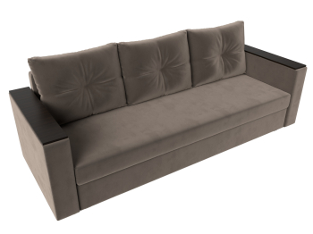 Диван прямой Атланта без стола, велюр