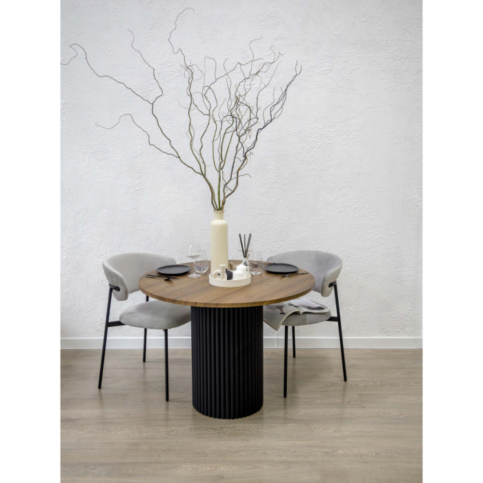 Обеденные столы, Стол Барел 100 (черные ноги)