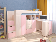 Кровати-чердаки, Кровать-чердак Астра 11 Дуб молочный