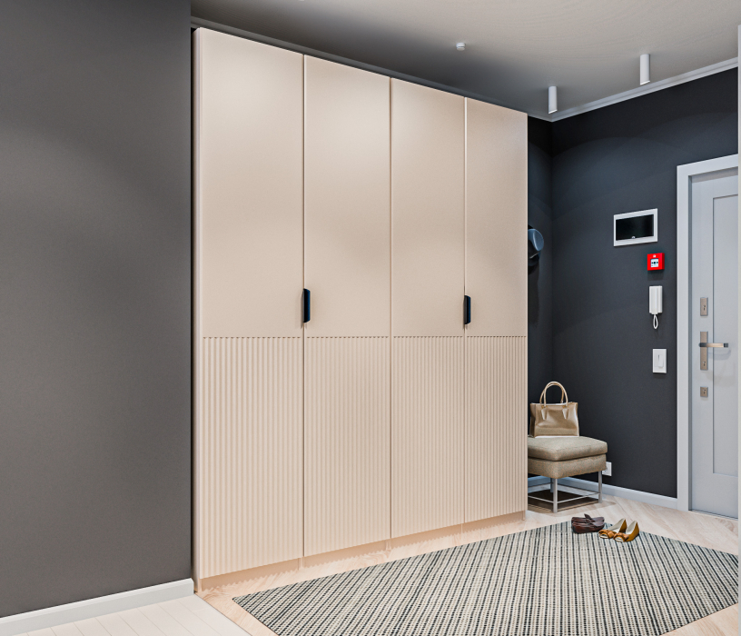 Для одежды, Шкаф 4-дверный 2м МАКС Джаз Кашемир