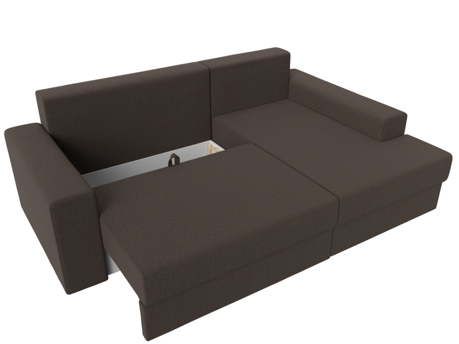 Диваны угловые в гостиную, Угловой диван Майами правый угол, рогожка